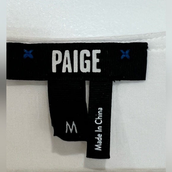 White PAIGE rosalee flutter sleeve tie waist dress - Picture 3 of 3